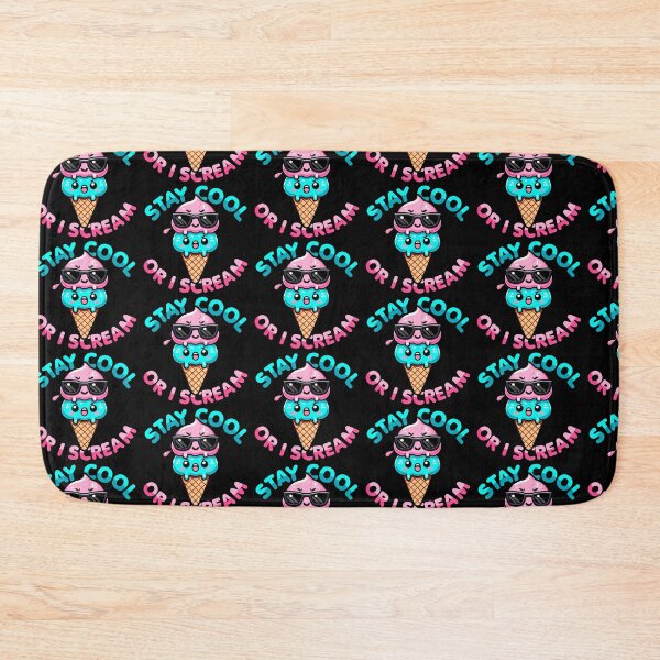 Item preview, Kawaii Chibi Ice Cream – Stay Cool or I Scream designed and sold by Karma Design.