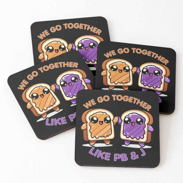 Item preview, Kawaii PB&J Sandwich – We Go Together PB&J Food designed and sold by Karma Design.