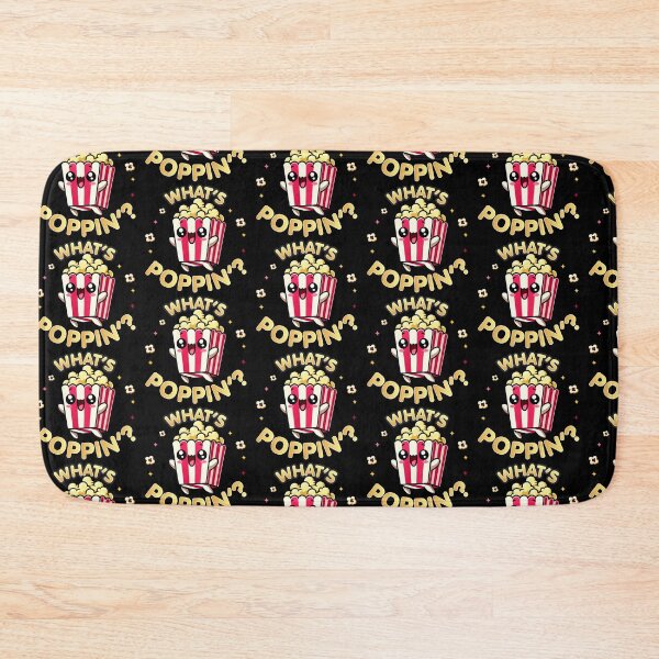 Item preview, Kawaii Chibi Popcorn – What's Poppin' Funny Food designed and sold by Karma Design.
