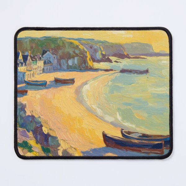 Item preview, Vibrant Coastal Pathway French Seaside | Brittany, France designed and sold by CARRAANN.