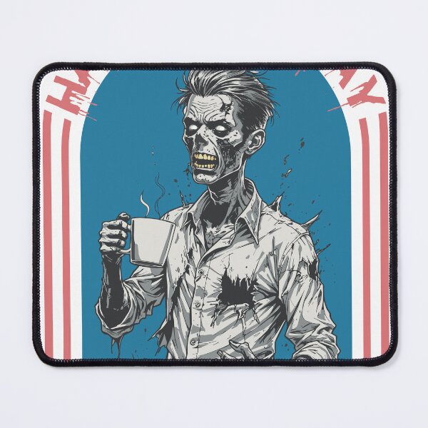 Item preview, Barely Functional • Fully Present Zombie Coffee Tee designed and sold by The Rabbit Cave.