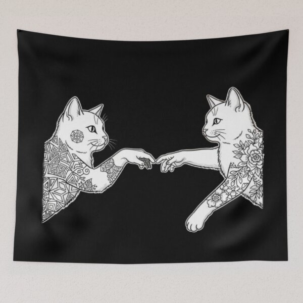 Item preview, tatuaje de gatos de miguel ángel designed and sold by rafaelwolf.