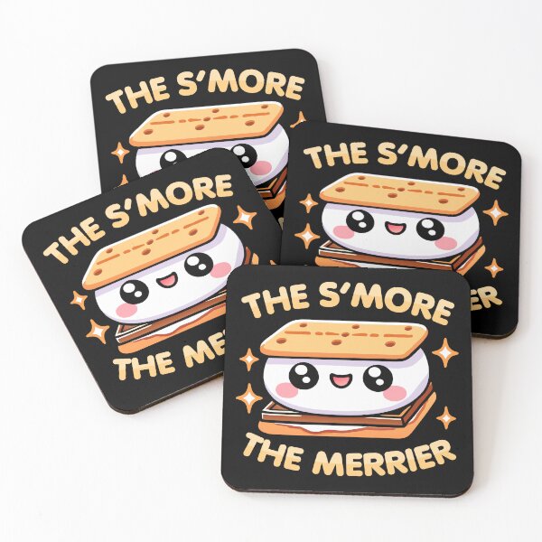 Item preview, Kawaii Chibi S’More – The S’More the Merrier Funny designed and sold by Karma Design.
