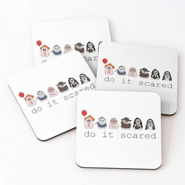 Item preview, Spooky Cute Ghosts watch scary movies designed and sold by AceThrasoART.