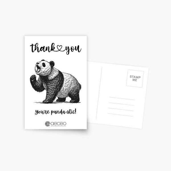 AECEO Thank You Cards Postcard