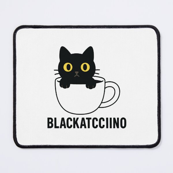 Item preview, Black Catccino – A Purrfect Brew designed and sold by Digicraft-shop.