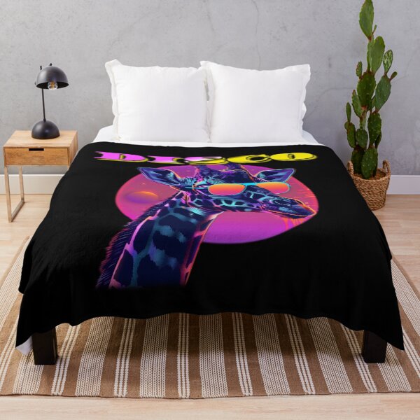 Item preview, Disco Giraffe – Retro Neon Vibes designed and sold by Rantrix.