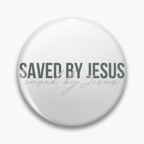 Item preview, Saved by Jesus - Jesus saves designed and sold by Agit.