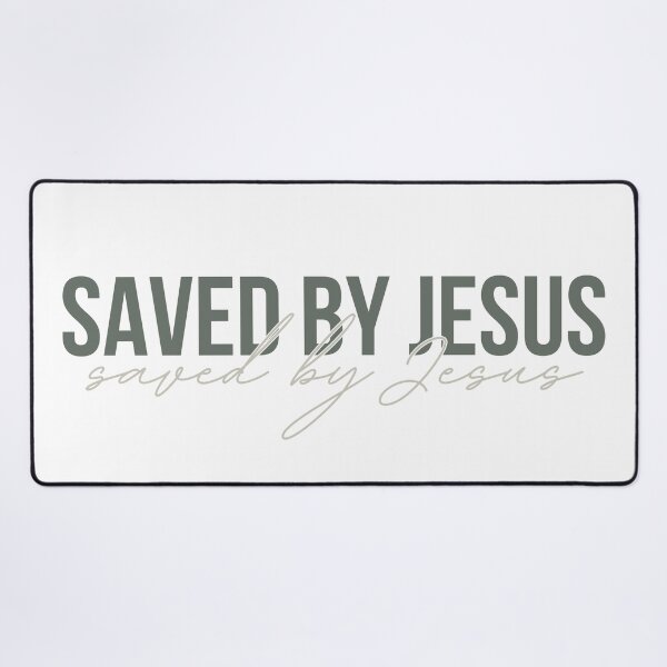 Item preview, Saved by Jesus - Jesus saves designed and sold by Agit.