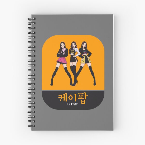 Item preview, Stylish K-Pop Girl Trio Art designed and sold by KiwiRider.