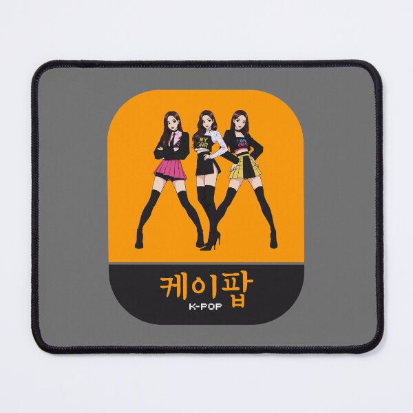 Item preview, Stylish K-Pop Girl Trio Art designed and sold by KiwiRider.