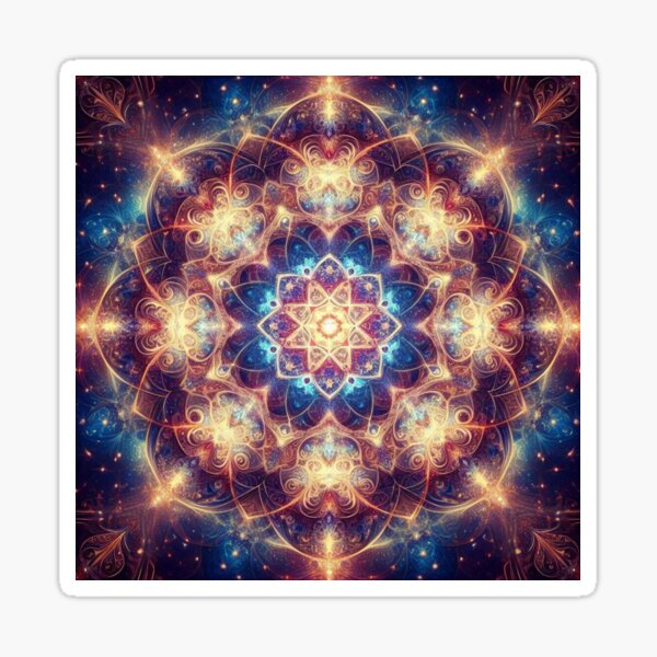 Item preview, geometric decorative mystic pattern designed and sold by Dogandesighn.