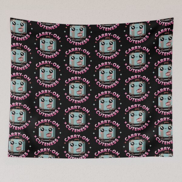 Item preview, Kawaii Suitcase – Carry-On Cuteness Travel Pun designed and sold by Karma Design.
