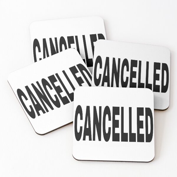 Item preview, Cancelled black graphic designed and sold by Megxecl.