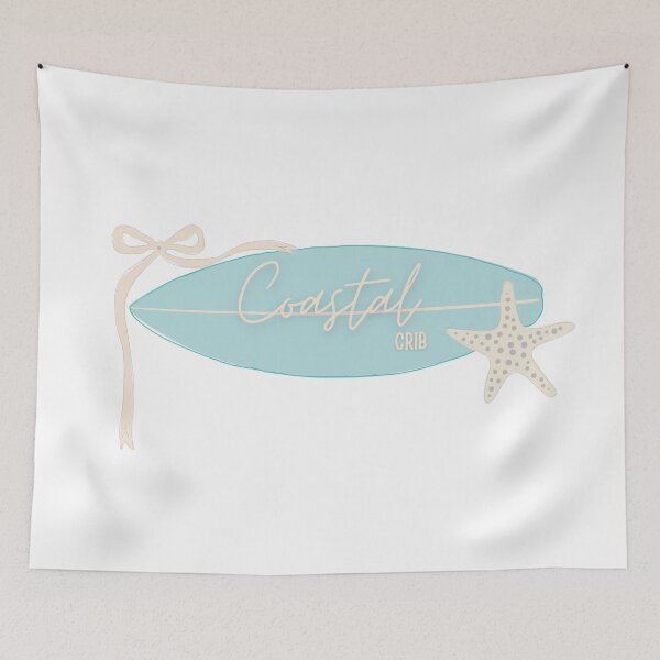 Item preview, Coastal Crib Surf Print designed and sold by mcmcshoppe .