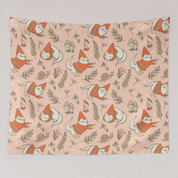 Item preview, Gnome Cat Pattern designed and sold by musingtreeart.