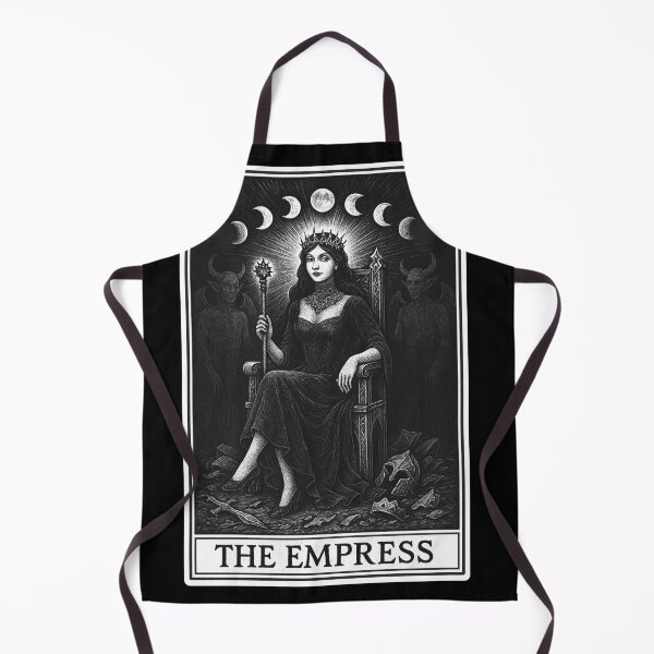 Item preview, The Empress Tarot Card Gothic Illustration Occult Style designed and sold by Isolde Gravieraine.