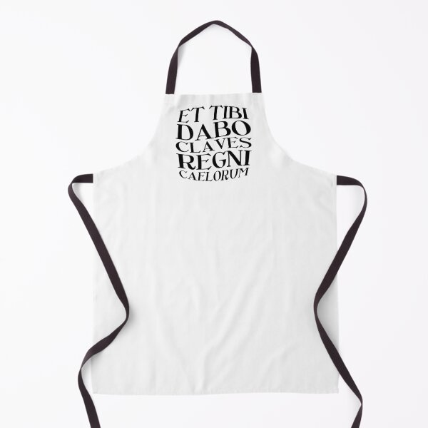 Item preview, Et Tibi Dabo Claves Regni Caelorum – Latin Key to Heaven (black) designed and sold by didijuca.
