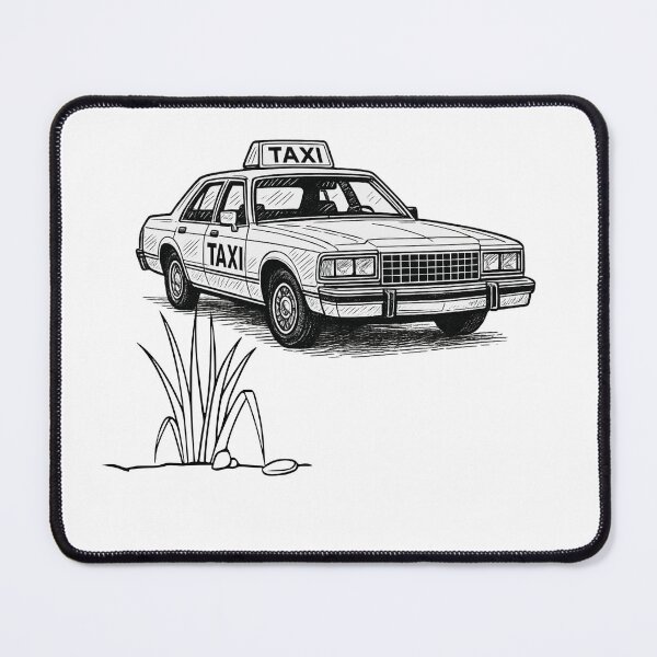 Item preview, car tee, taxi,old school. designed and sold by Aggressive Hippie.