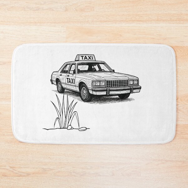 Item preview, car tee, taxi,old school. designed and sold by Aggressive Hippie.