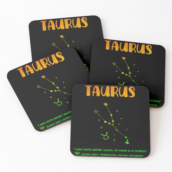 Item preview, Grounded Taurus Quote Design – Earth Sign Zodiac Art for Loyal Hearts designed and sold by lowder.