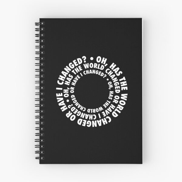 Item preview, Have I Changed or Has the World? – Existential Spiral Design in White designed and sold by didijuca.