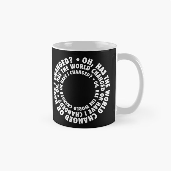 Item preview, Have I Changed or Has the World? – Existential Spiral Design in White designed and sold by didijuca.