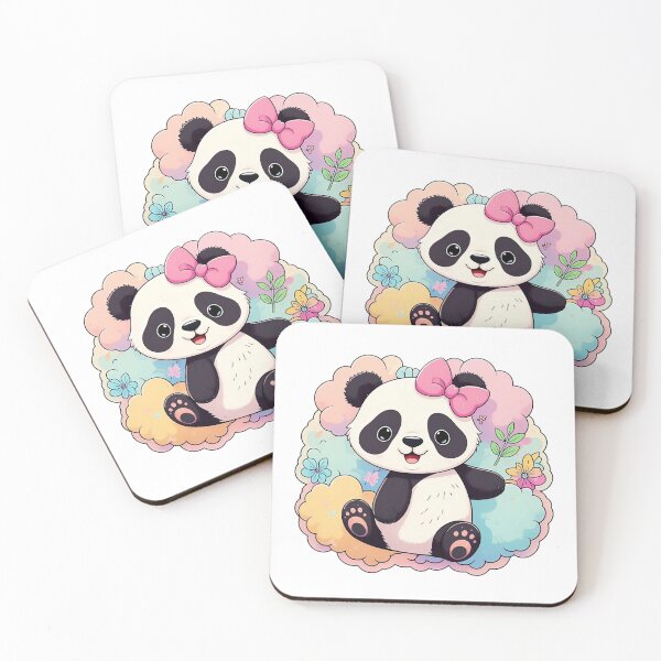 Item preview, Cute panda with a pink bow designed and sold by JonysCreativeDesigns.