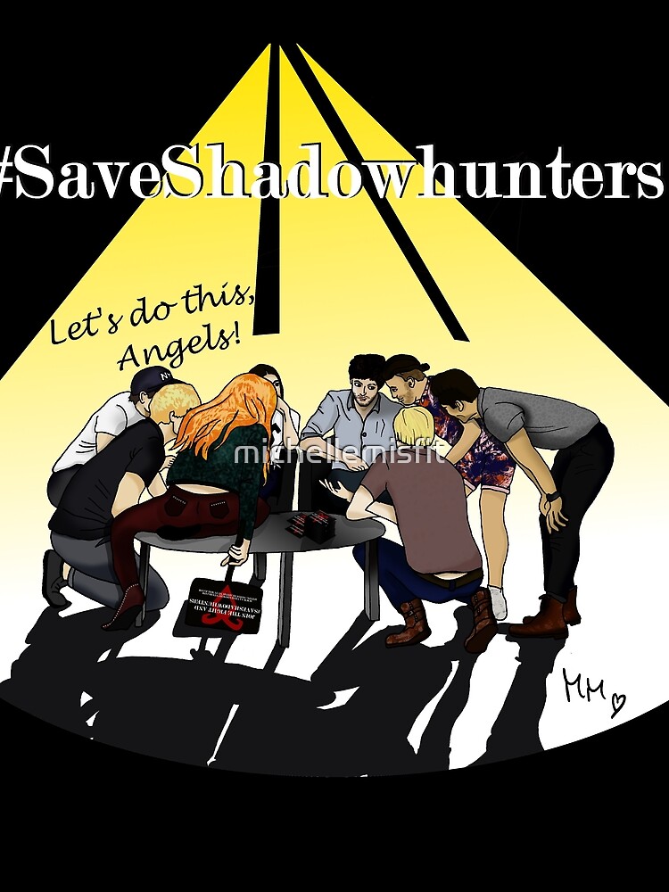 Thumbnail 3 of 3, Scarf, #SaveShadowhunters (tDiE) designed and sold by michellemisfit.
