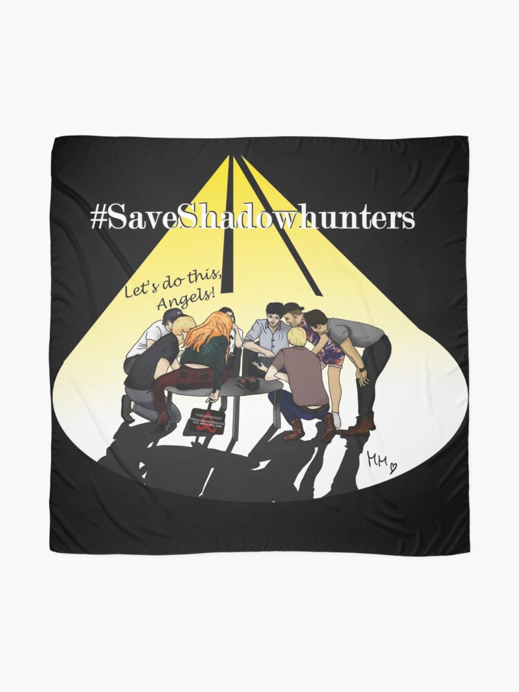 Thumbnail 2 of 3, Scarf, #SaveShadowhunters (tDiE) designed and sold by michellemisfit.