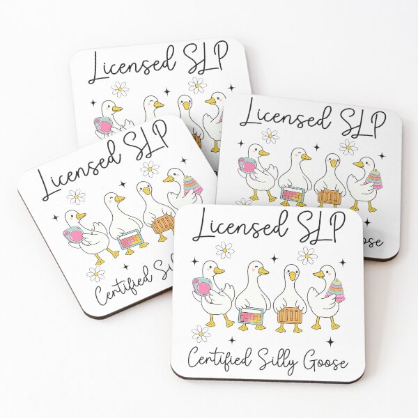 Item preview, Certified Silly Goose Squad – Funny SLP Ducks Speech Therapy Appreciation Gifts designed and sold by minlik.