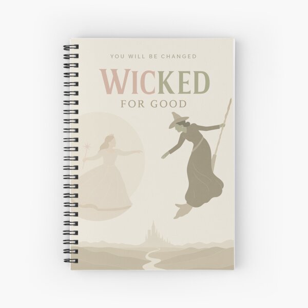 Item preview, Wicked For Good Minimalist Design Neutral Elphaba Glinda designed and sold by LegendLab.