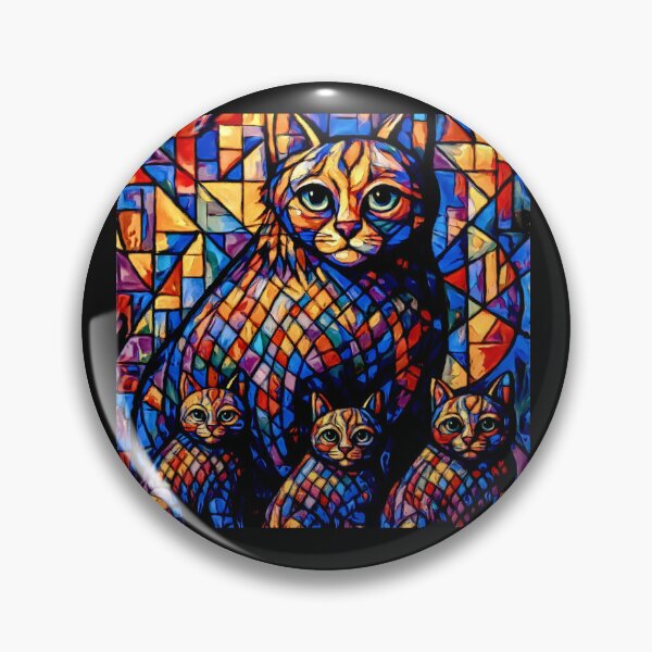 Item preview, The Colourful family cat cross my path! By Bevilaqua Original Draw#1  designed and sold by Helios Be. Lavsh.