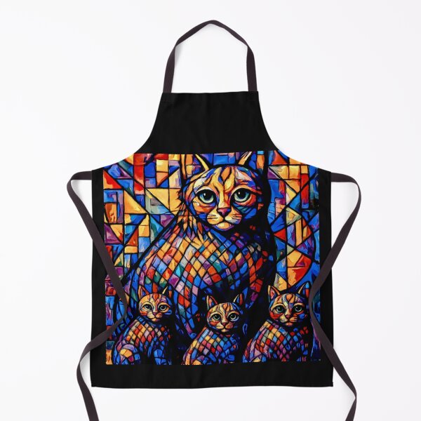 Item preview, The Colourful family cat cross my path! By Bevilaqua Original Draw#1 designed and sold by Helios Be. Lavsh.