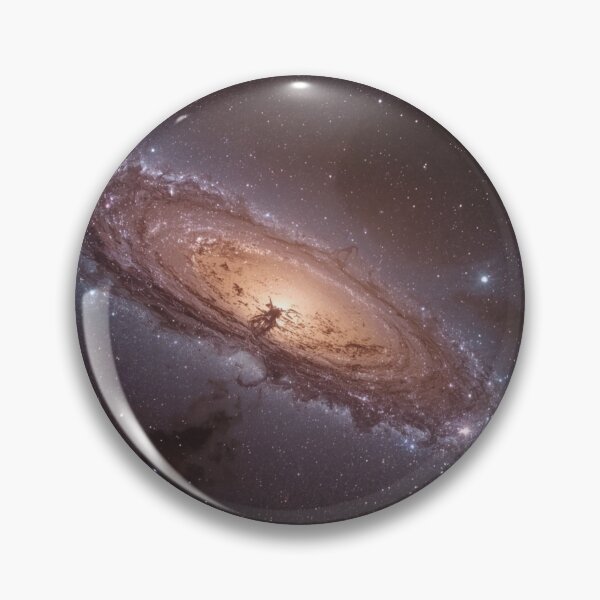Item preview, Golden Spiral Galaxy – Mysterious Space Silhouette in the Core | YourRandomStore designed and sold by YourRandomStore.