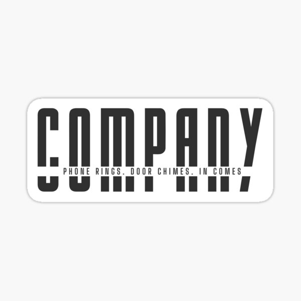 Item preview, Company Musical Sticker designed and sold by For Greater Glory.