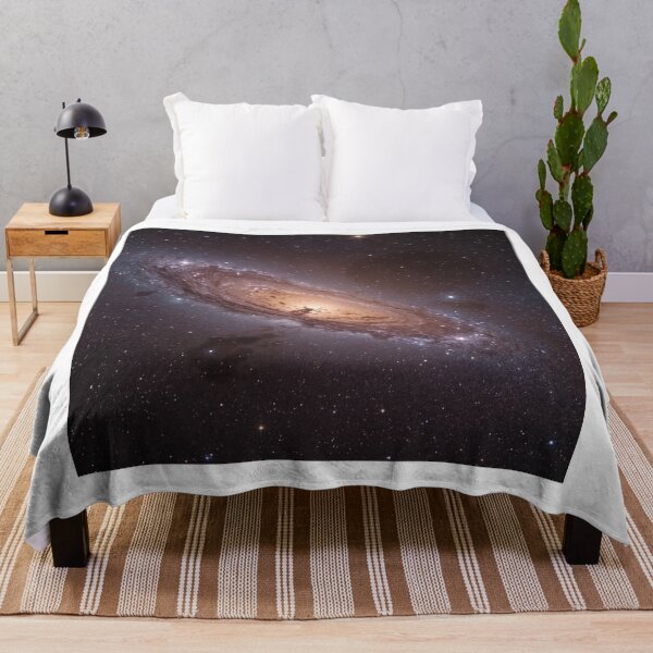 Item preview, Golden Spiral Galaxy – Mysterious Space Silhouette in the Core | YourRandomStore designed and sold by YourRandomStore.