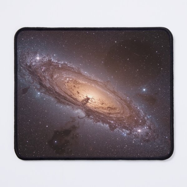 Item preview, Golden Spiral Galaxy – Mysterious Space Silhouette in the Core | YourRandomStore designed and sold by YourRandomStore.
