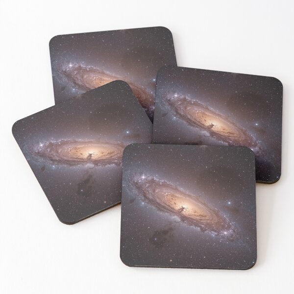 Item preview, Golden Spiral Galaxy – Mysterious Space Silhouette in the Core | YourRandomStore designed and sold by YourRandomStore.