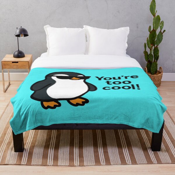 Item preview, Cool Penguin Art – Funny Animal Pun Gift - You're Too Cool!  designed and sold by Madeline Binder Art & Design.