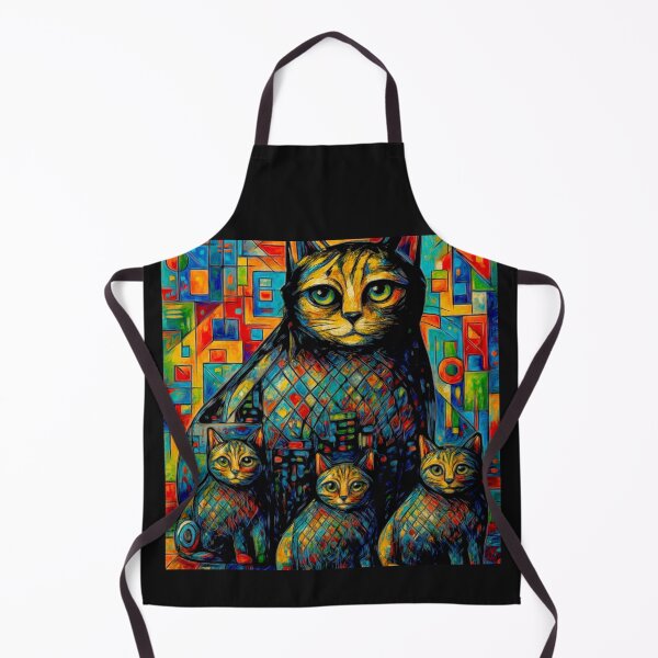 Item preview, The Colourful family cat cross my path! By Bevilaqua Original Draw#2 designed and sold by Helios Be. Lavsh.