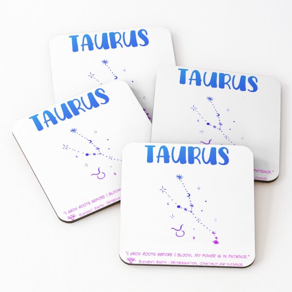 Item preview, Grounded Taurus Quote Design – Earth Sign Zodiac Art for Loyal Hearts designed and sold by lowder.