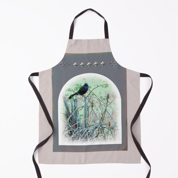 Item preview, The Confident Common grackle keeps an Eye on the Backyard designed and sold by cremedecolor.