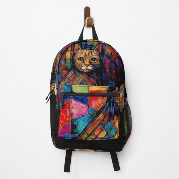Item preview, The Colourful family cat cross my path! By Bevilaqua Original Draw#3 designed and sold by Helios Be. Lavsh.