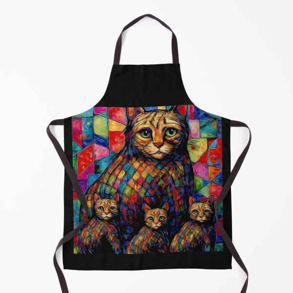 Item preview, The Colourful family cat cross my path! By Bevilaqua Original Draw#3 designed and sold by Helios Be. Lavsh.