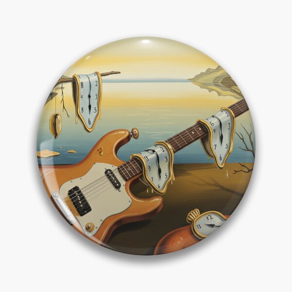Item preview, Melting Guitar in Desert - Vintage Abstract Desert  designed and sold by TeeARTHY.