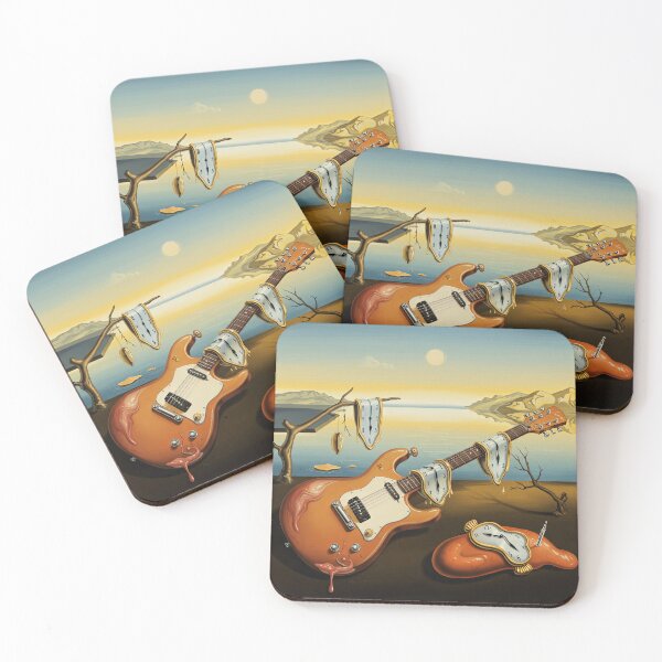 Item preview, Melting Guitar in Desert - Vintage Abstract Desert  designed and sold by TeeARTHY.