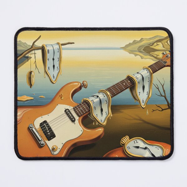 Item preview, Melting Guitar in Desert - Vintage Abstract Desert designed and sold by TeeARTHY.