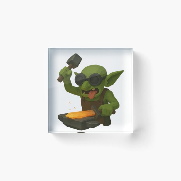 Item preview, Goblin Blacksmith at Work designed and sold by QuirkWears.