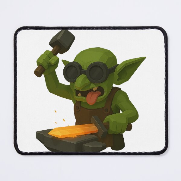 Item preview, Goblin Blacksmith at Work designed and sold by QuirkWears.